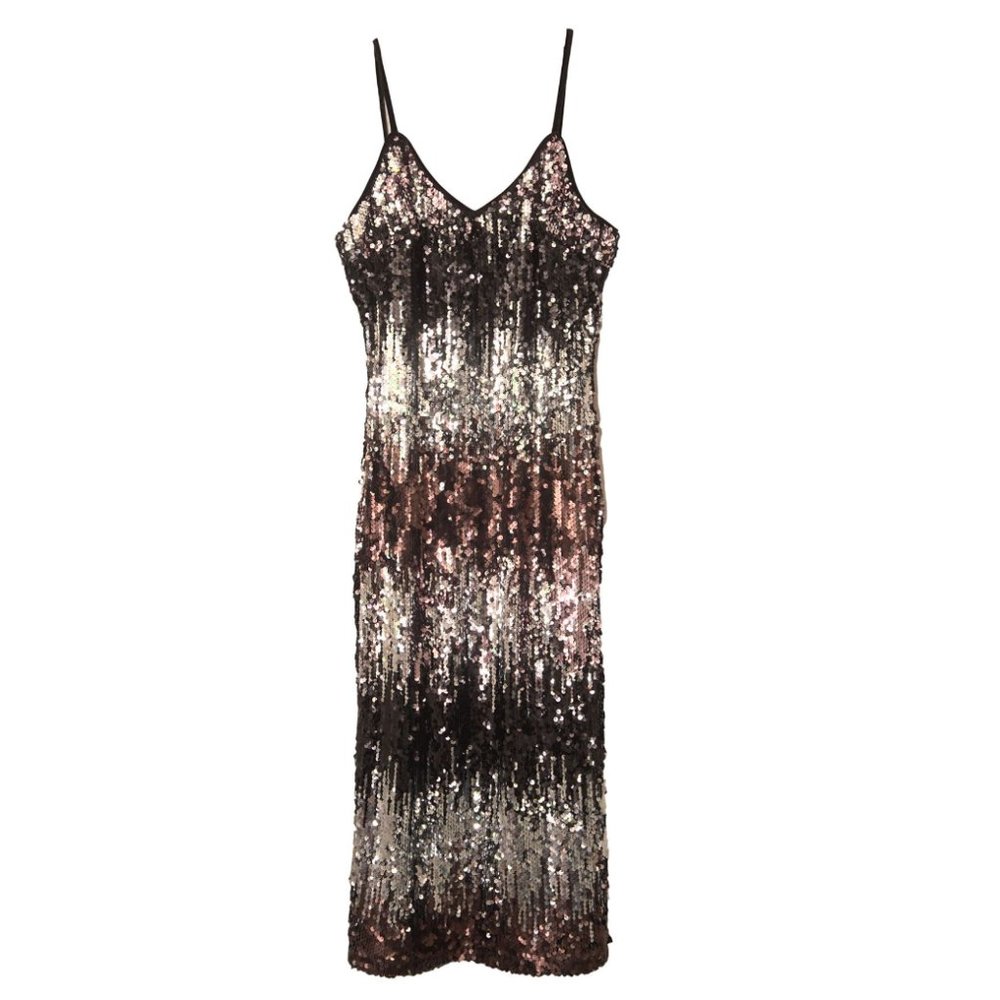 Sequin Midi Dress - Picture 1 of 3